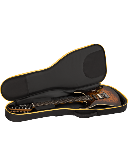 CHARVEL PRO MOD PLUS DK24 E HSS E 2PT QM AMBER TIGER EYE