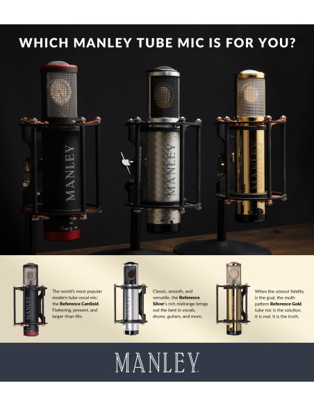 MANLEY REFERENCE SILVER MICROPHONE