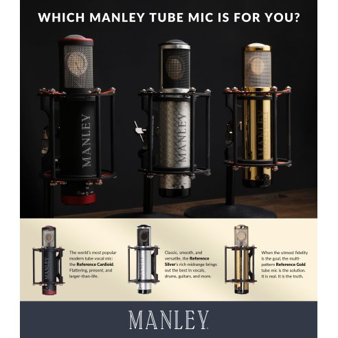 MANLEY REFERENCE GOLD MICROPHONE
