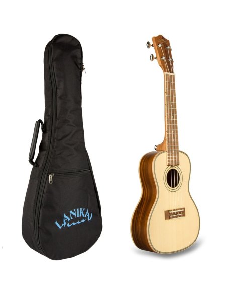 LANIKAI IT SPST-C UKULELE CONCERTO CON TOP IN ABETE ROSSO