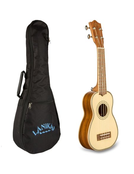 LANIKAI IT SPST-S UKULELE SOPRANO CON TOP IN ABETE ROSSO