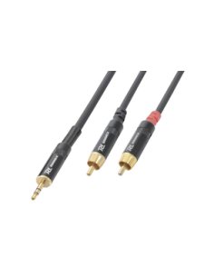 POWER DYNAMICS CONNEX CX85-3 JACK 3.5 ST- 2X RCA MALE 3.0M