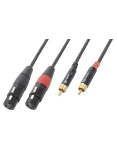 POWER DYNAMICS CONNEX CX68-3 2x XLR FEMALE - 2x RCA 3mt