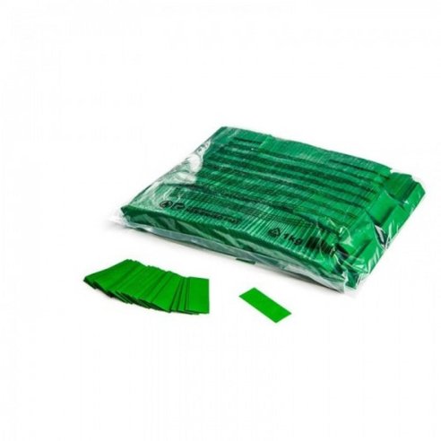 MagixFX Slowfall confetti rect 55 x 17 mm - Dark Green