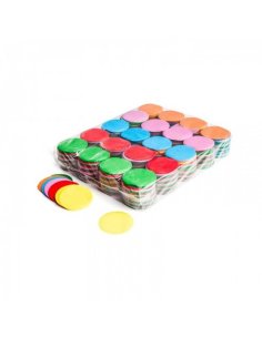 MagixFX Slowfall confetti rounds Ø 55 mm - Multicolour