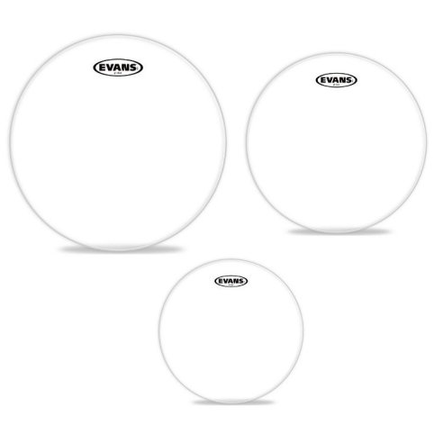 EVANS ETP-G1CLR-S G1 TOM PACK 12/13/16 CLEAR