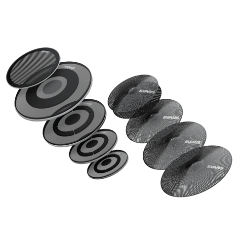 EVANS DB ONE ROCK PACK + CYMBALS ROCK KIT