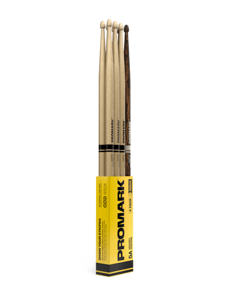 PRO MARK REBOUND 5A WOOD TIP RBH565AW 4 PACK