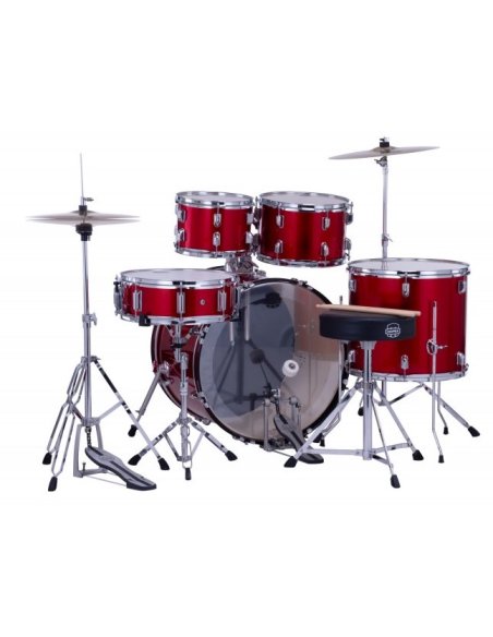 MAPEX COMET ROCK 5 PEZZI INFRA RED  + HW E PIATTI