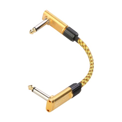 ROCKBOARD FLAT PATCH CABLE VINTAGE TWEED 10 CM.
