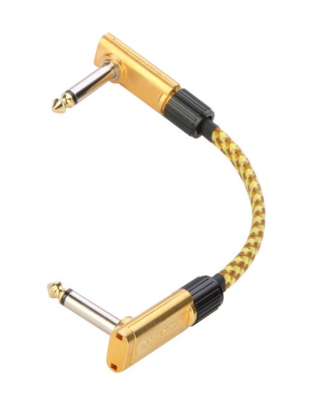 ROCKBOARD FLAT PATCH CABLE VINTAGE TWEED 10 CM.