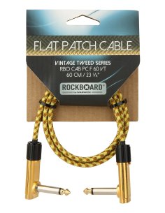 ROCKBOARD FLAT PATCH CABLE VINTAGE TWEED 60 CM.