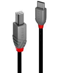 LINDY CAVO USB 2.0 C-B ANTHRA 1 MT