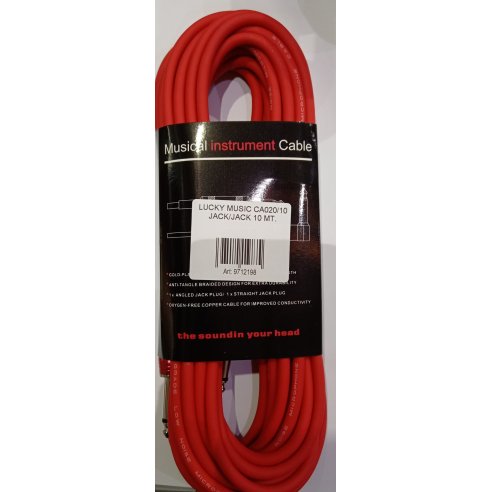 BACKVOX CA020/10 JACK/JACK 10 MT.