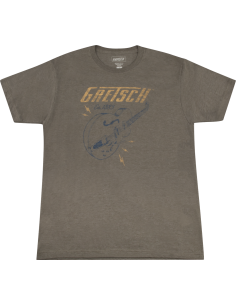 GRETSCH LIGHTNING BOLT T-SHIRT GREEN SMALL