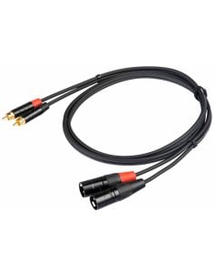 PROEL CHLP330LU3 2X RCA 2X XLR MALE 3.0MT.