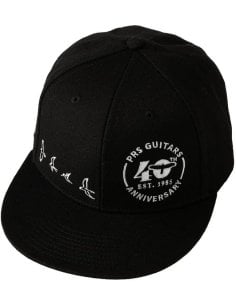 PRS HAT BASEBALL 40TH BLACK