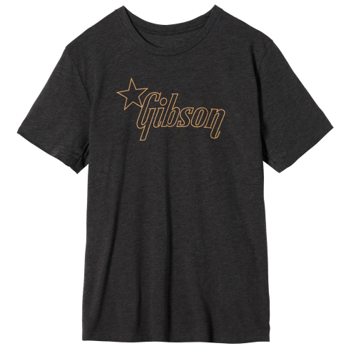 GIBSON STAR LOGO T-SHIRT CHARCOAL SMALL
