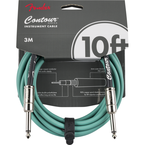 FENDER CABLE 10' CONTOUR SHG