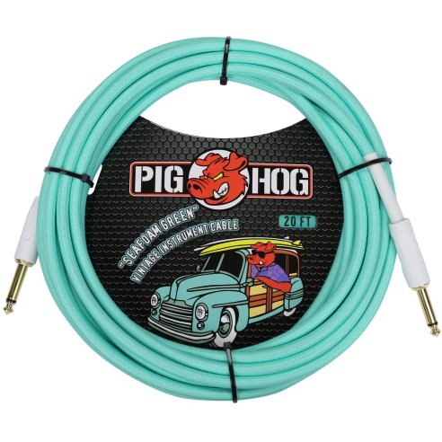 PIG HOG HEX SILENT CABLE 5.6MT. SEAFOM GREEN