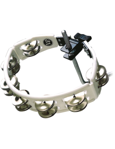 LP 162 MOUNTABLE STEEL TAMBOURINE WHITE