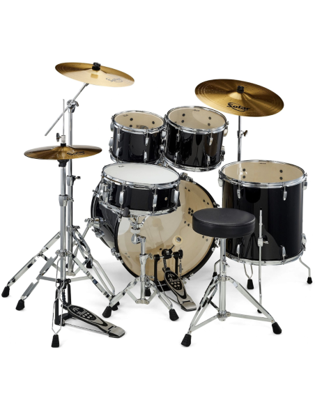 PEARL RS525SBC/C31 ROADSHOW 5 PCS JET BLACK + SABIAN CYMBALS