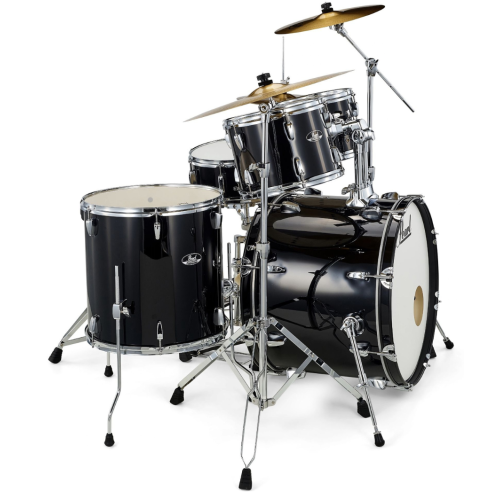PEARL RS525SBC/C31 ROADSHOW 5 PCS JET BLACK + SABIAN CYMBALS