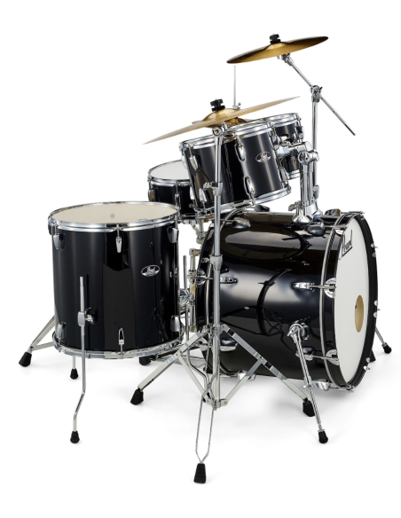 PEARL RS525SBC/C31 ROADSHOW 5 PCS JET BLACK + SABIAN CYMBALS