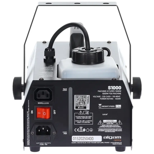 ALGAM LIGHTING S1000 SMOKE MACHINE