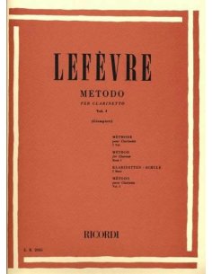 LEFEVRE METODO CLARINETTO VOLUME 1