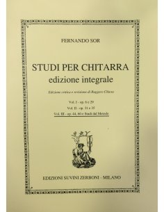 SOR STUDI PER CHITARRA EDIZ INTEGRALE VOL2 OP. 31, 35