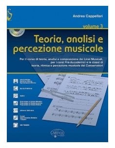 CAPPELLARI TEORIA ANALISI E PERCEZIONE MUSICALE VOL.3 + CD