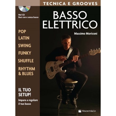 MORICONI BASSO ELETTRICO TECNICA E GROOVES + CD