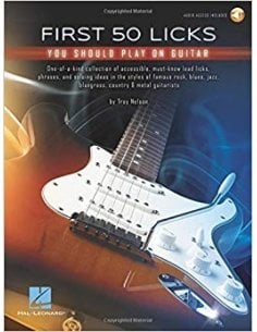 AAVV FIRST 50 LICKS YOU SHOULD PLAY ON GUITAR
