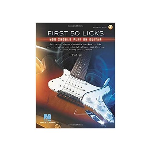 AAVV FIRST 50 LICKS YOU SHOULD PLAY ON GUITAR