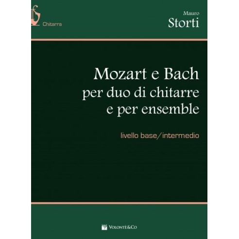 STORTI MOZART E BACH DUO DI CHITARRE