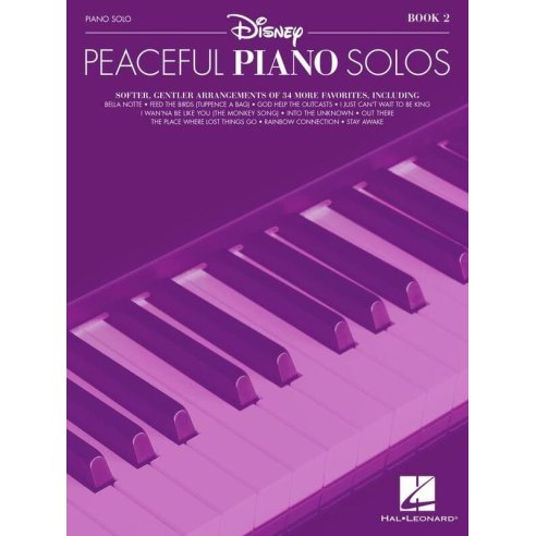 DISNEY PEACEFUL PIANO SOLOS - BOOK 2