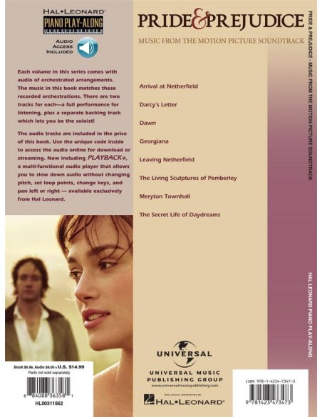 PRIDE & PREJUDICE - PIANO SOLO ALBUM
