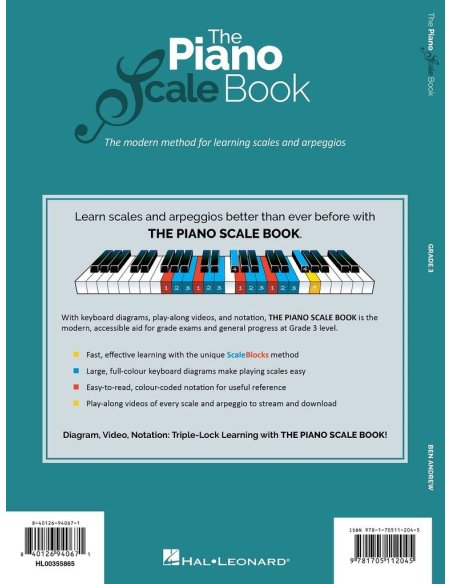 ANDREW THE PIANO SCALE BOOK - GRADE 3