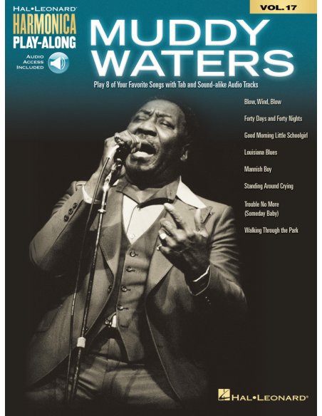 AAVV HARMONICA PLAY ALONG - VOL 17 MUDDY WATERS +AUDIO ACC.