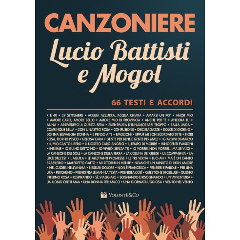CANZONIERE LUCIO BATTISTI E MOGOL