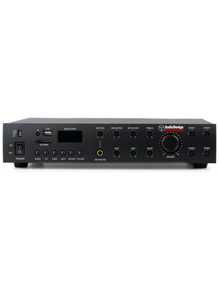 AUDIODESIGN PA 4A350 HDMI AMP.4 ZONE 350W
