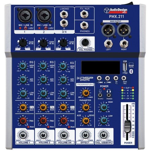 AUDIODESIGN PMX 211TK OPTICAL IN