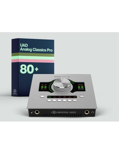 UNIVERSAL AUDIO APOLLO TWIN X DUO GEN2 AC PRO ANALOG CLASSIC PRO