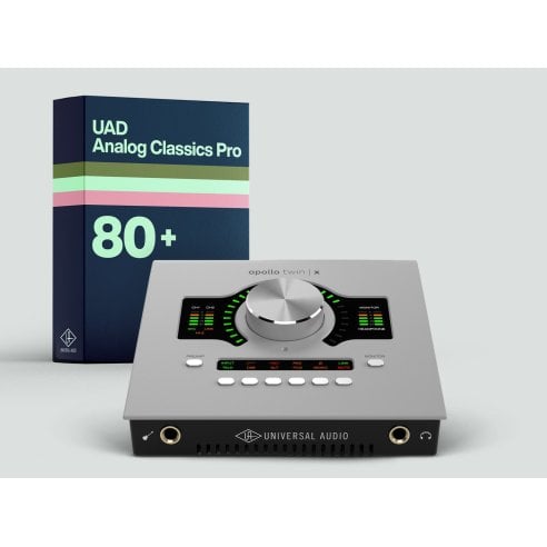 UNIVERSAL AUDIO APOLLO TWIN X QUAD GEN2 AC PRO ANALOG CLASSIC PRO