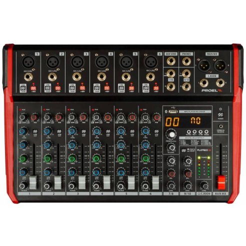 PROEL PLAYMIX 10 FX/USB/BT