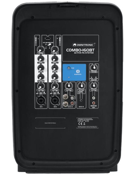 OMNITRONIC COMBO 160 BT PA SYSTEM