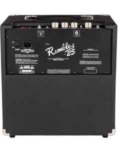 FENDER RUMBLE 25 V3 BLACK SILVER 2