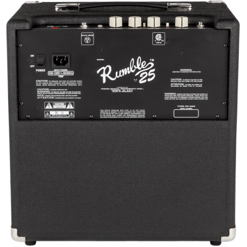 FENDER RUMBLE 25 V3 BLACK SILVER