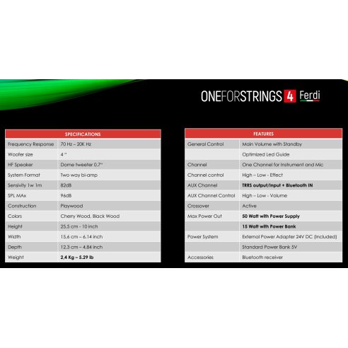 ACUS ONE FOR STRINGS 4 FERDI BLACK